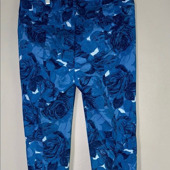 Ann Taylor Carnegie Crop in Vibrant Blue - Picture 9 of 10